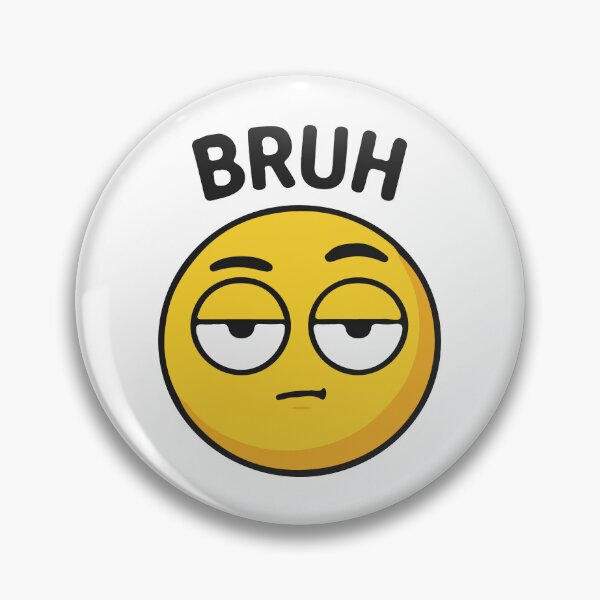 Item preview, Emote Emoji Bored Face Bruh Moment designed and sold by Innovartxt.