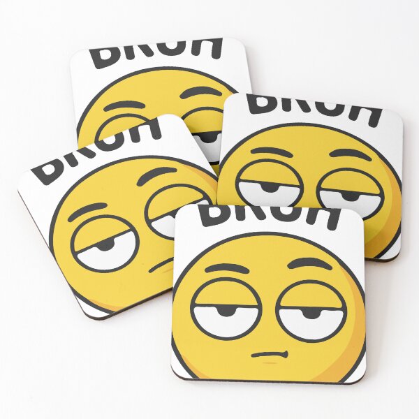 Item preview, Emote Emoji Bored Face Bruh Moment designed and sold by Innovartxt.