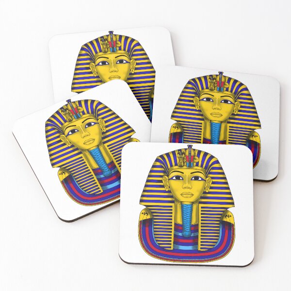 Item preview, Colorful King Tutankhamun Mask - Pop Art Egyptian Pharaoh Graphic designed and sold by ShabanMerch⭐⭐⭐.