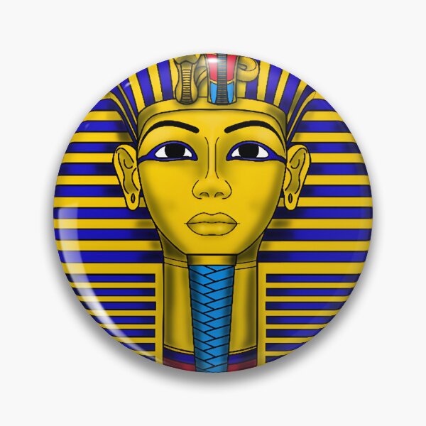 Item preview, Colorful King Tutankhamun Mask - Pop Art Egyptian Pharaoh Graphic designed and sold by ShabanMerch⭐⭐⭐.