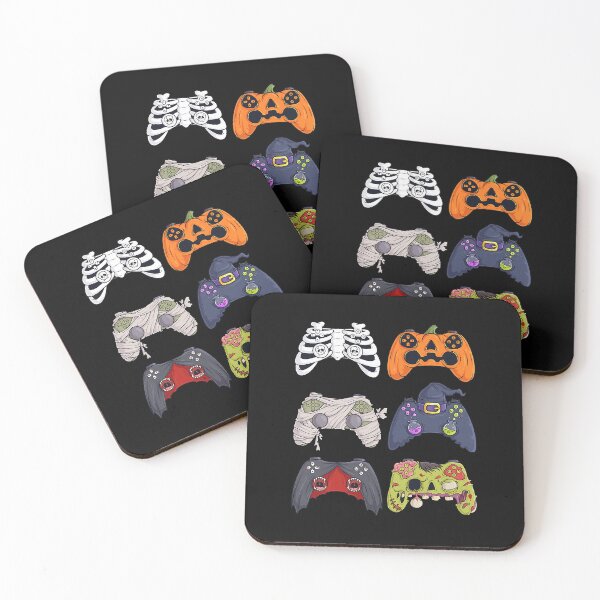 Artikelvorschau, Halloween-Gaming-Controller, Skelett, Zombie, Mumie, Kürbis entworfen und verkauft von khdmalakarak.