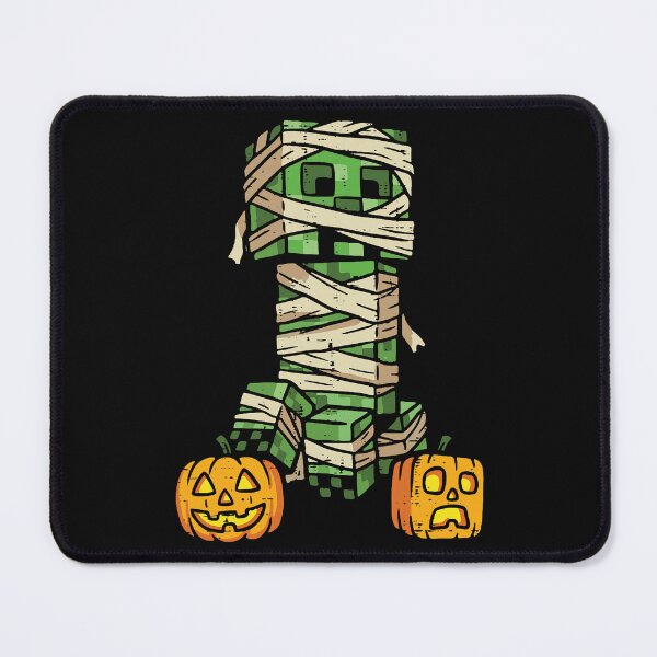 Item preview, Gaming Pixel Mummy Monster Halloween Gamer Pumpkin Jack o Lantern designed and sold by khdmalakarak.