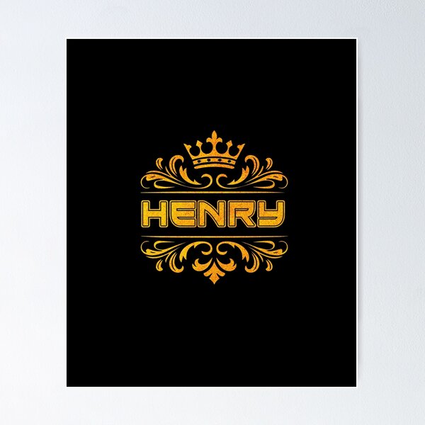 Item preview, Henry Personalized Funny & Unique Custom Name Design with Crown designed and sold by Watsonarts.