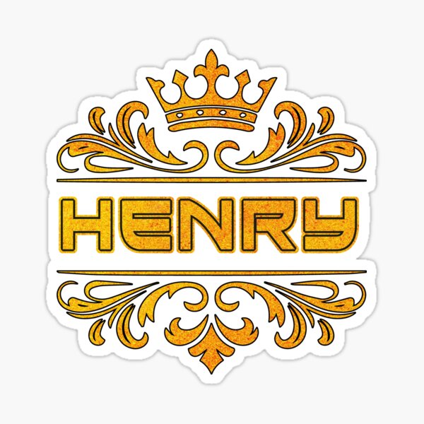 Item preview, Henry Personalized Funny & Unique Custom Name Design with Crown designed and sold by Watsonarts.