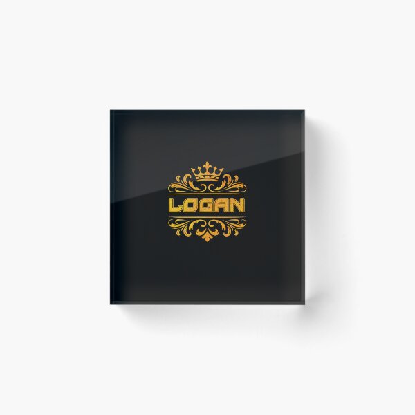 Item preview, Logan Personalized Funny & Unique Custom Name Design with Crown designed and sold by Watsonarts.