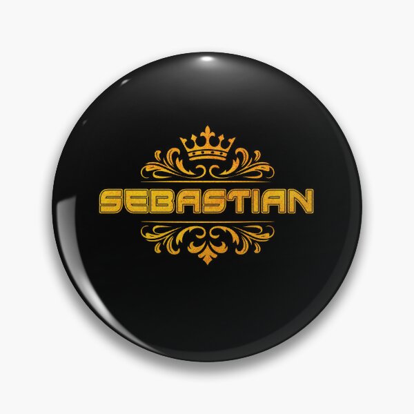 Item preview, Sebastian Personalized Funny & Unique Custom Name Design with Crown designed and sold by Watsonarts.
