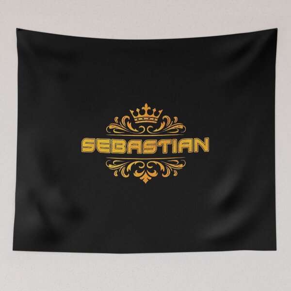 Item preview, Sebastian Personalized Funny & Unique Custom Name Design with Crown designed and sold by Watsonarts.