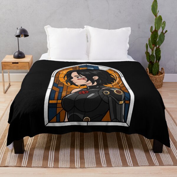 Item preview, Alita Alita Battle Angel Orange Stained Glass Cyber Portrait designed and sold by mildaclairmo.