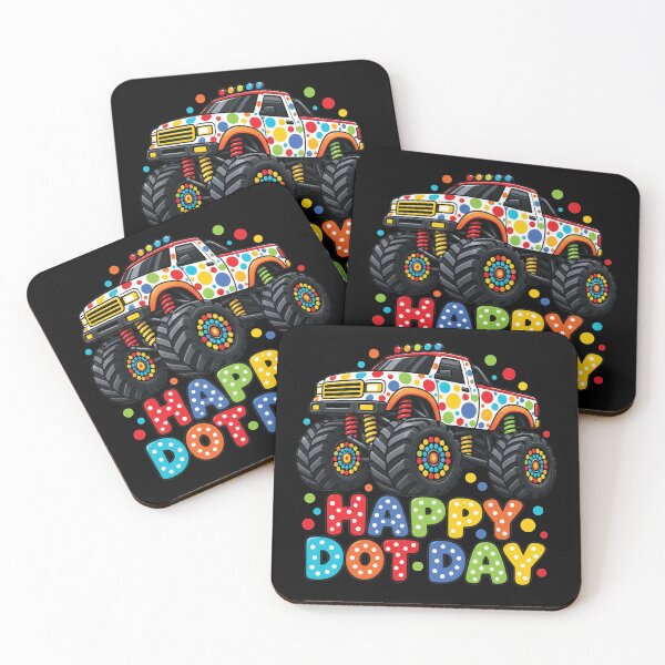 Item preview, Happy Dot Day Monster Truck Polka Dot designed and sold by KodiakMillyy.