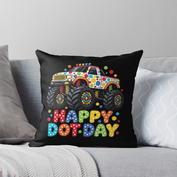 Item preview, Happy Dot Day Monster Truck Polka Dot designed and sold by KodiakMillyy.
