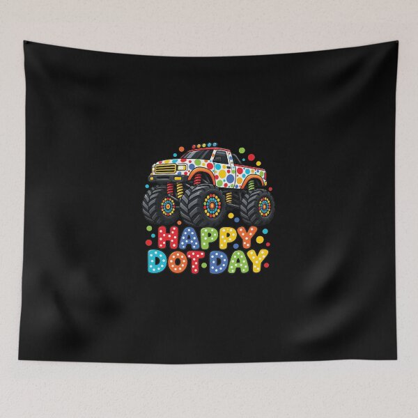 Item preview, Happy Dot Day Monster Truck Polka Dot designed and sold by KodiakMillyy.