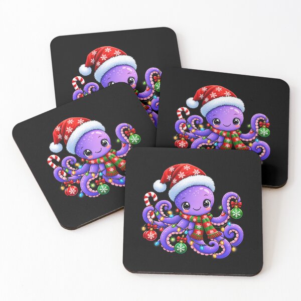 Item preview, Christmas Octopus Cute Holiday Sea Creature Design for Ocean Lovers designed and sold by Teetreasure2.