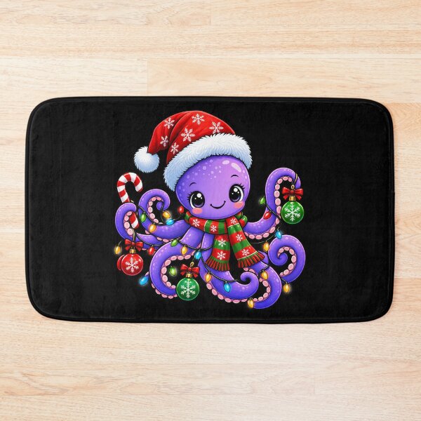 Item preview, Christmas Octopus Cute Holiday Sea Creature Design for Ocean Lovers designed and sold by Teetreasure2.