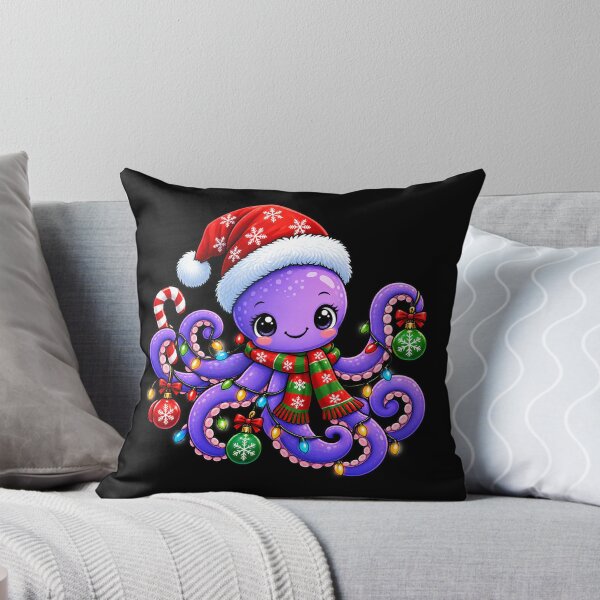 Item preview, Christmas Octopus Cute Holiday Sea Creature Design for Ocean Lovers designed and sold by Teetreasure2.