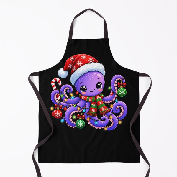 Item preview, Christmas Octopus Cute Holiday Sea Creature Design for Ocean Lovers designed and sold by Teetreasure2.