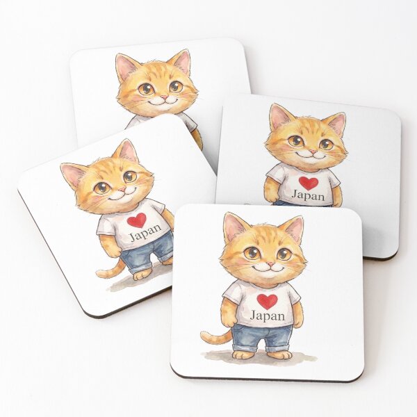 Item preview, Love Japan Series - The Cat 猫 designed and sold by Yoshi - Design - Osaka.