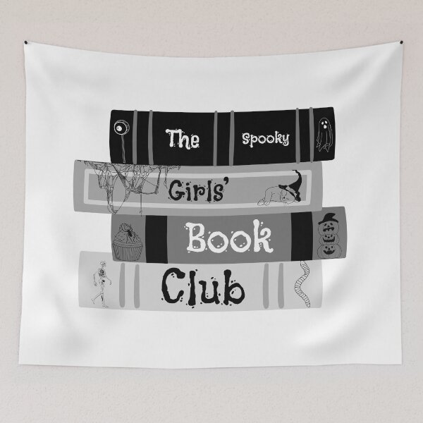 Item preview, The Spooky Girls' Book Club | Cute Halloween Bookworm Design designed and sold by MiaBellaGirl.