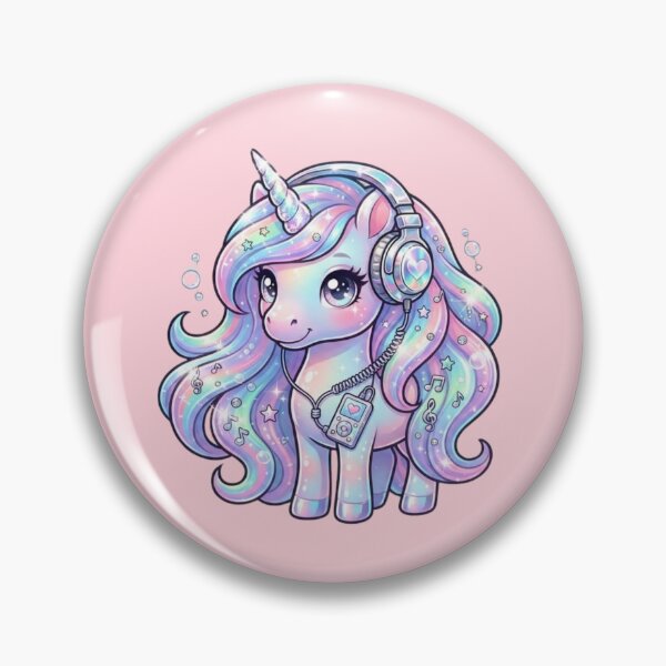 Item preview, Cute unicorn, I'm enjoying some music. designed and sold by BiaSMartins.