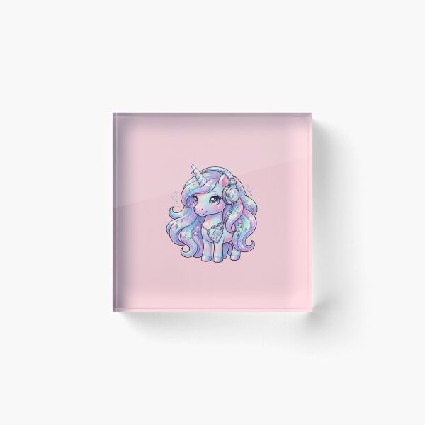 Item preview, Cute unicorn, I'm enjoying some music. designed and sold by BiaSMartins.