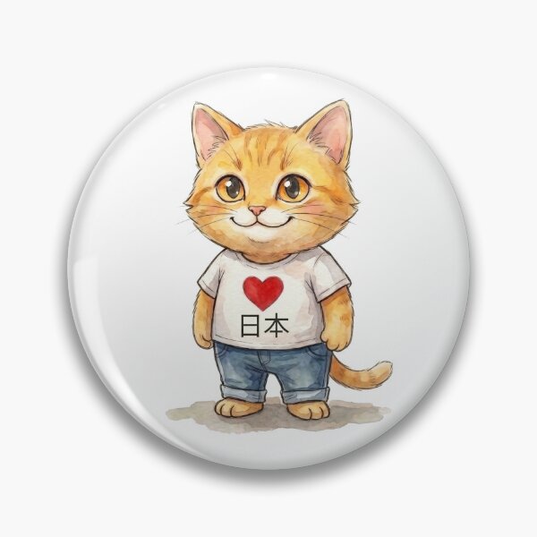 Item preview, Love Japan Series - Nihon Neko 猫 designed and sold by Yoshi - Design - Osaka.