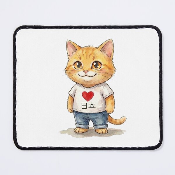 Item preview, Love Japan Series - Nihon Neko 猫 designed and sold by Yoshi - Design - Osaka.