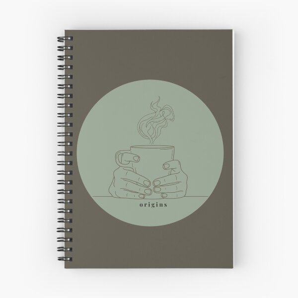 Item preview, Mindful Morning Coffee – Sage Green Botanical Circle Illustration designed and sold by ORIGINS LINES.