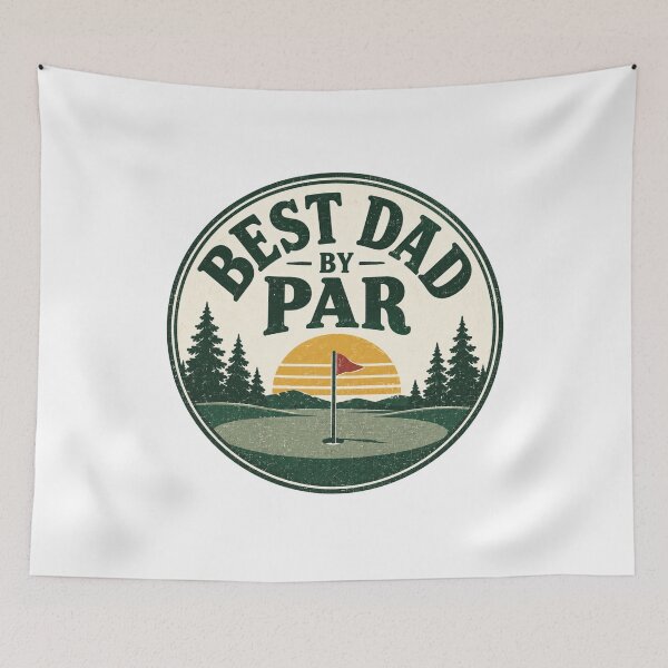 Item preview, Best Dad By Par - Golf Humor designed and sold by CampAndCoast.