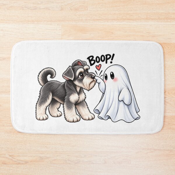 Item preview, Funny Schnauzer and Ghost Boop Cute Halloween Dog Spooky Pet Humor designed and sold by beoldfashioned.