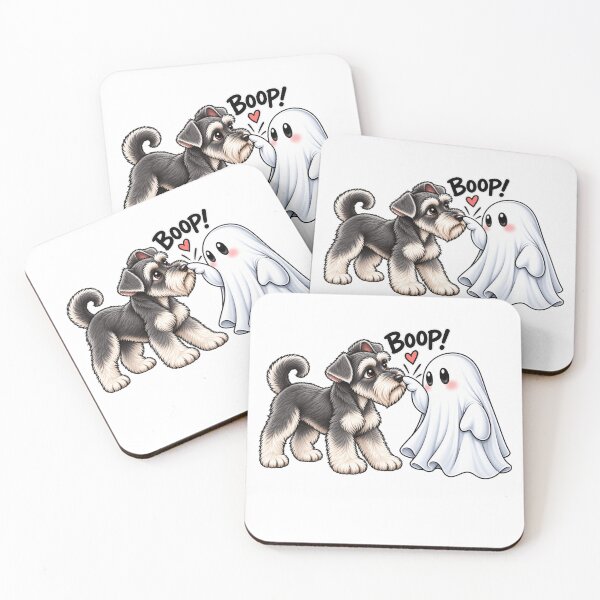 Item preview, Funny Schnauzer and Ghost Boop Cute Halloween Dog Spooky Pet Humor designed and sold by beoldfashioned.