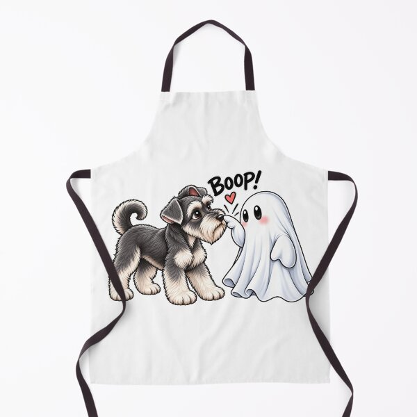 Item preview, Funny Schnauzer and Ghost Boop Cute Halloween Dog Spooky Pet Humor designed and sold by beoldfashioned.