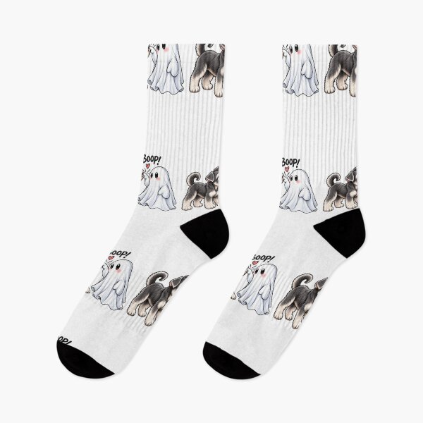 Item preview, Funny Schnauzer and Ghost Boop Cute Halloween Dog Spooky Pet Humor designed and sold by beoldfashioned.