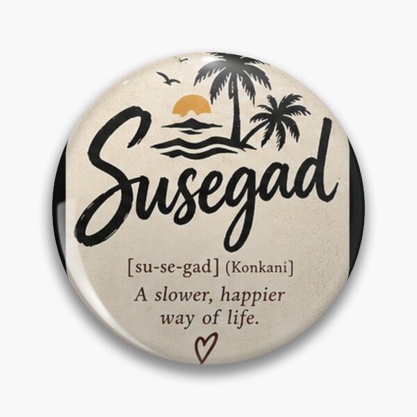 Item preview, Susegad Konkani — Slower Happier Way of Life designed and sold by Goanheartprints.