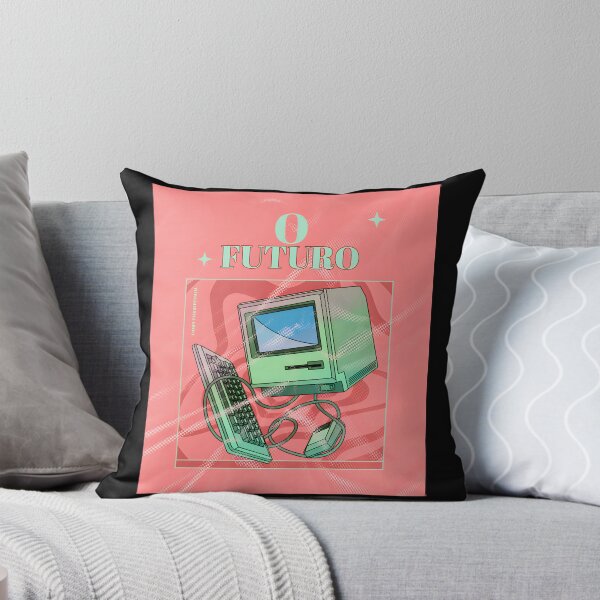 Item preview, Retro Vintage Computer with Abstract Wave Design Artwork designed and sold by stado.
