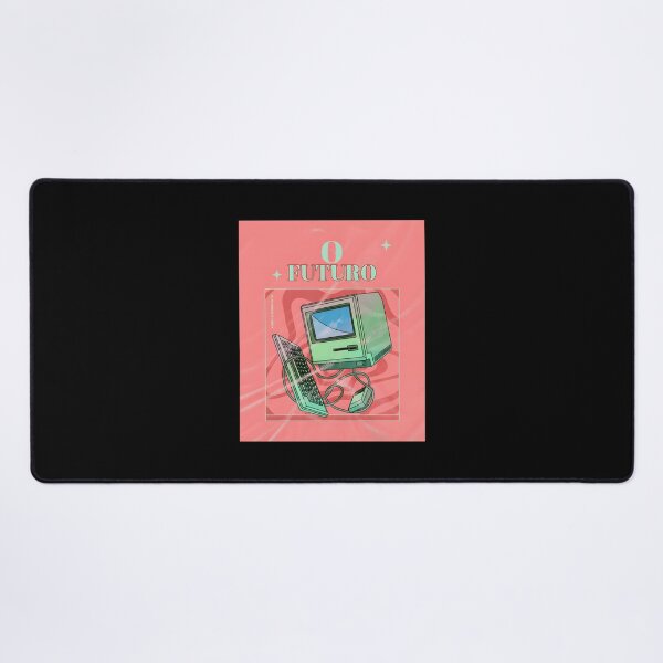 Item preview, Retro Vintage Computer with Abstract Wave Design Artwork designed and sold by stado.