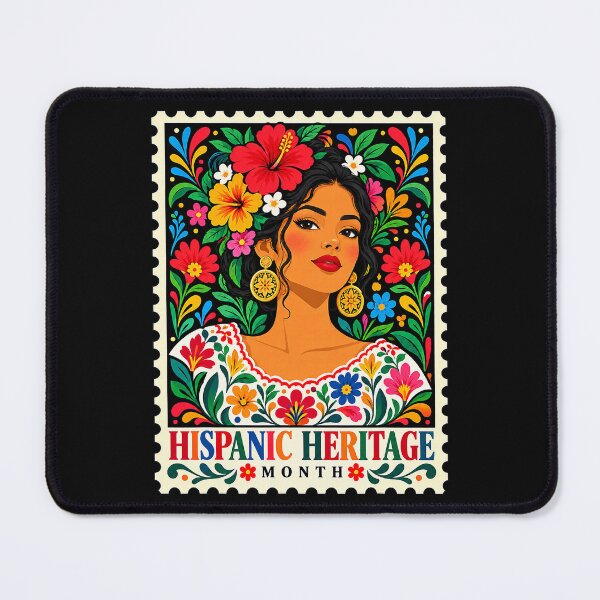 Item preview, Celebration Hispanic Heritage Month Floral Latina Woman designed and sold by khdmalakarak.