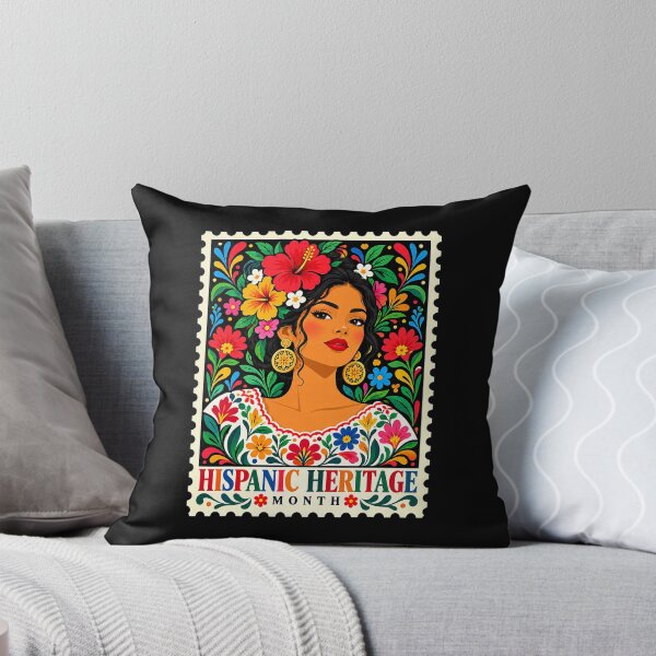 Item preview, Celebration Hispanic Heritage Month Floral Latina Woman designed and sold by khdmalakarak.