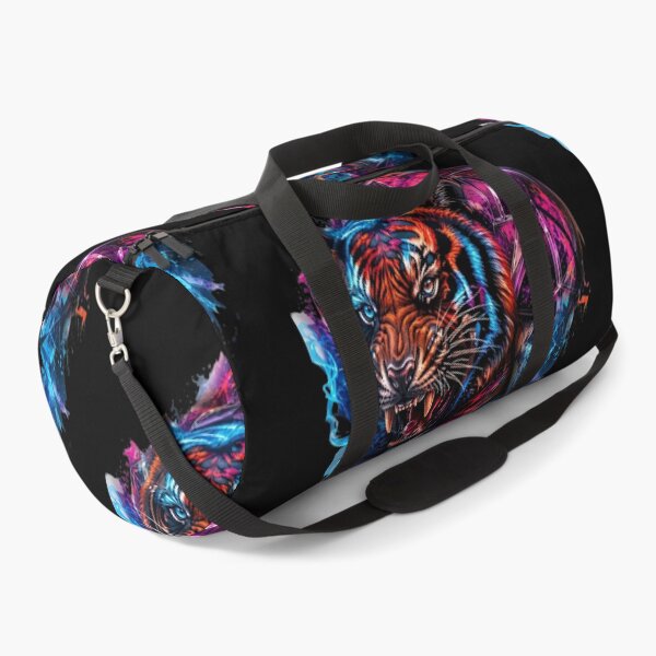 Item preview, Neon Cosmic Tiger Splash Art Graphic designed and sold by RoyalDeluxGo.