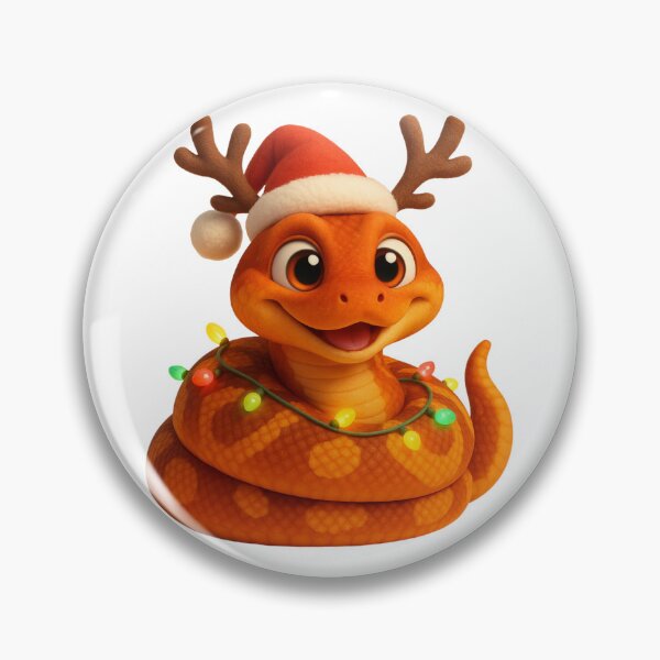 Item preview, Sunset Ball Python Christmas Antlers designed and sold by Sillytoe.
