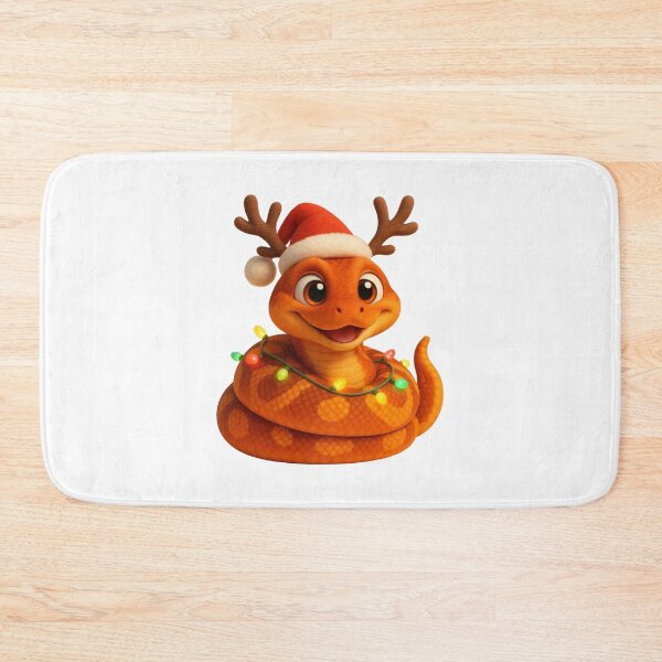 Item preview, Sunset Ball Python Christmas Antlers designed and sold by Sillytoe.