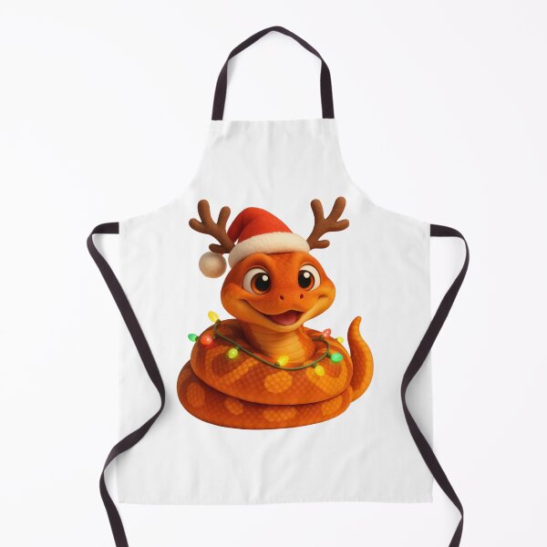 Item preview, Sunset Ball Python Christmas Antlers designed and sold by Sillytoe.