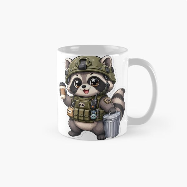Item preview, Tactical Raccoon- Cute Military Trash Panda designed and sold by Fort Chiswell Trading Company.