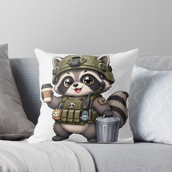 Item preview, Tactical Raccoon- Cute Military Trash Panda designed and sold by Fort Chiswell Trading Company.