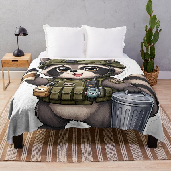 Item preview, Tactical Raccoon- Cute Military Trash Panda designed and sold by Fort Chiswell Trading Company.