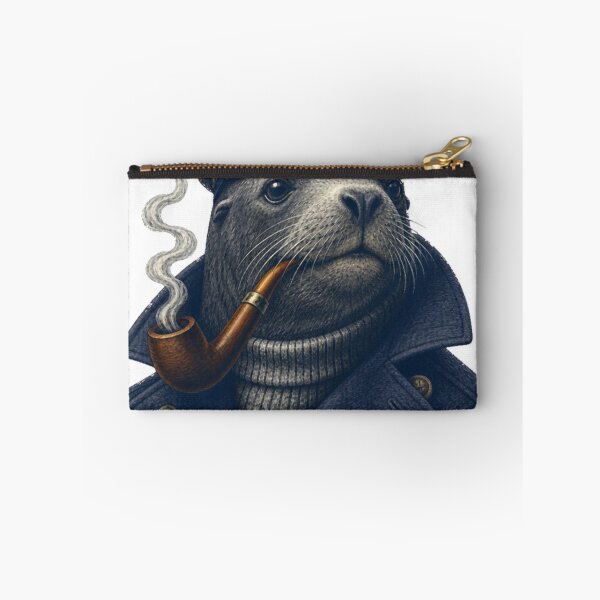 Item preview, salty dog capt sealion w pipe designed and sold by PhiloDoh.