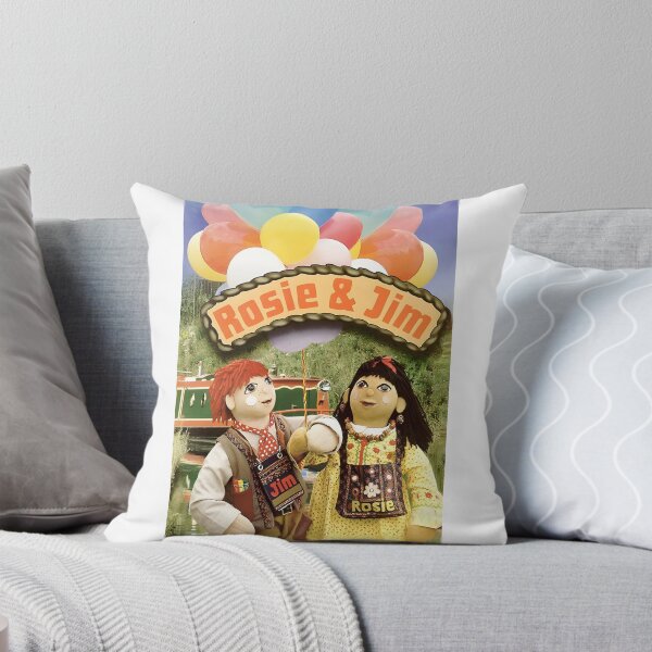 Item preview, Rosie and Jim Inspired Vintage Canal Boat Cartoon Design designed and sold by stado.