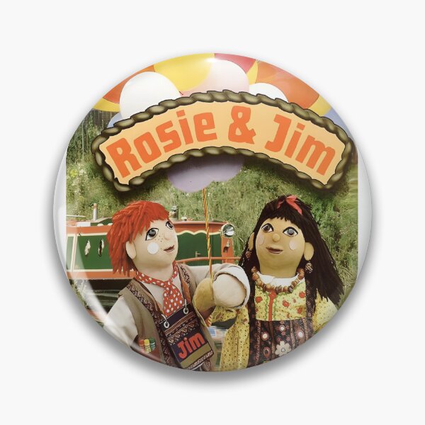 Item preview, Rosie and Jim Inspired Vintage Canal Boat Cartoon Design designed and sold by stado.