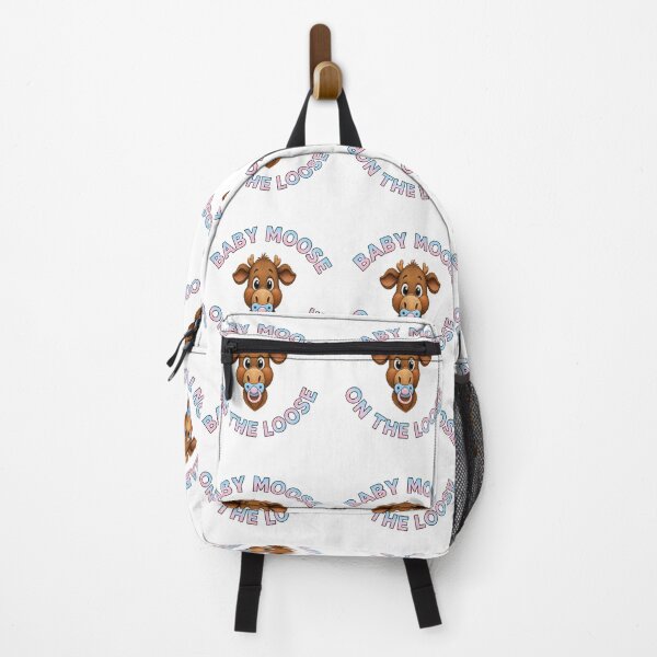 Item preview, Baby Moose On The Loose Cute Animal Art designed and sold by ScenicRoute66.