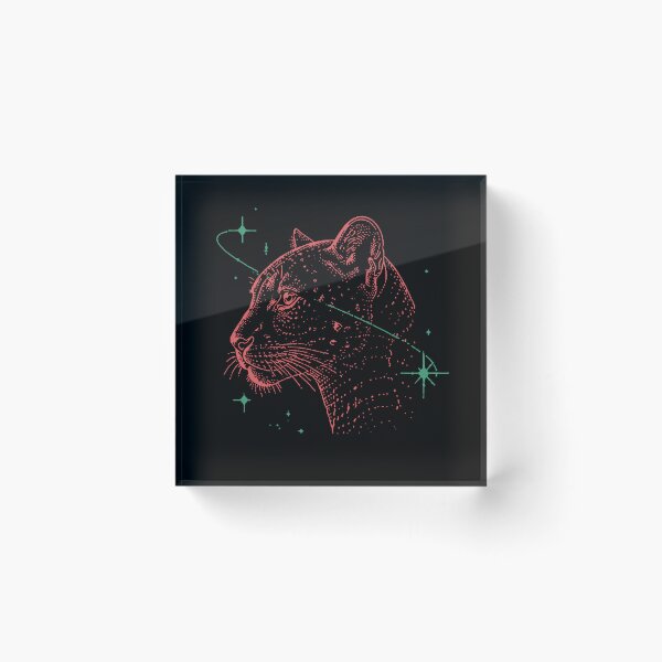 Item preview, Celestial Leopard: Cosmic Big Cat Portrait designed and sold by Anugrah januar.