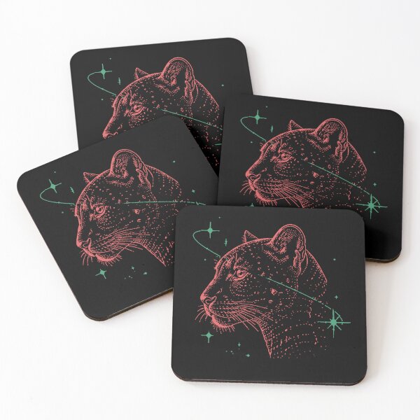 Item preview, Celestial Leopard: Cosmic Big Cat Portrait designed and sold by Anugrah januar.