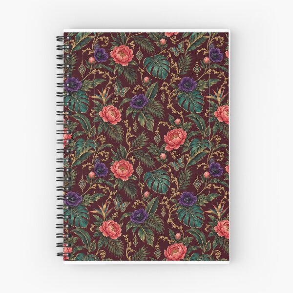 Item preview, Baroque Botanical Floral & Gold Ornament - Dark Vintage Garden Pattern designed and sold by lovelys-store.